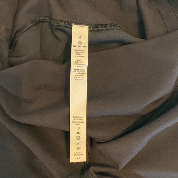 Lululemon Wunder Train Leggings Size 4, 25” - Picture 6 of 7
